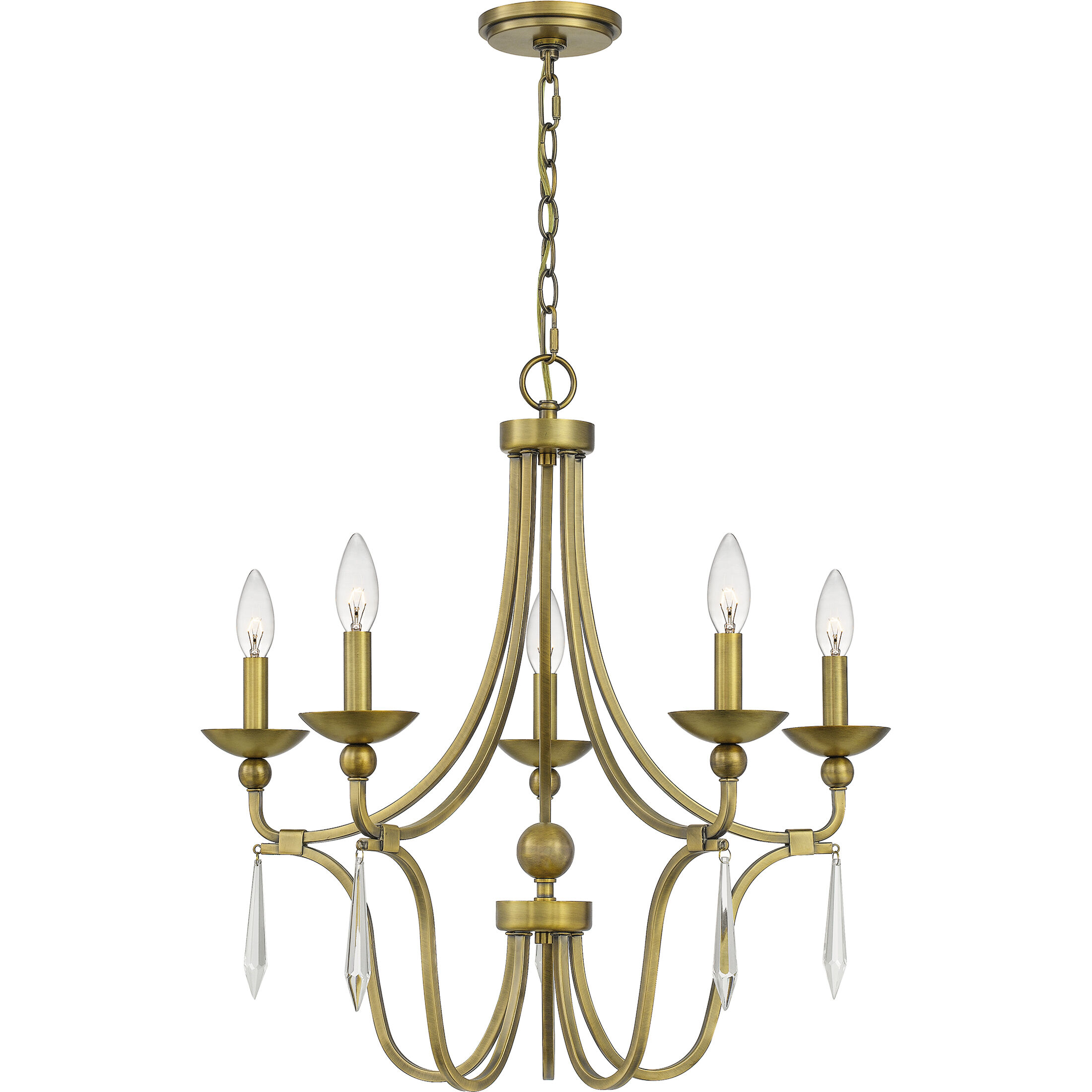 Joules 5 Light 25.00 inch Chandelier
