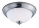 Taylor 2 Light 13.25 inch Satin Nickel Flush Mount Ceiling Light
