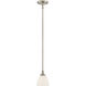 Herndon 1 Light 5.5 inch Satin Nickel Mini-Pendant Ceiling Light, Essentials