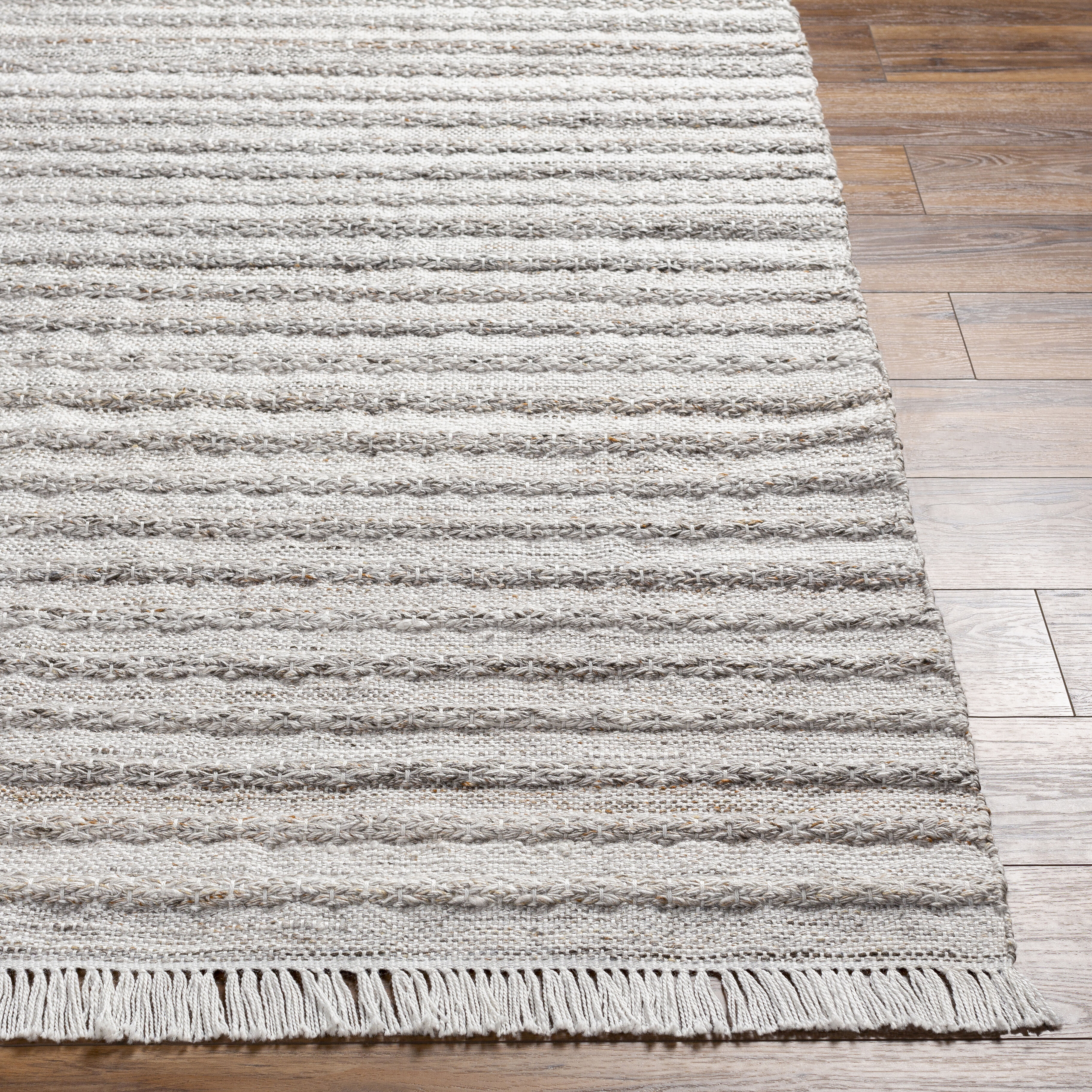 Azalea 96 X 30 inch Taupe Rug, Runner