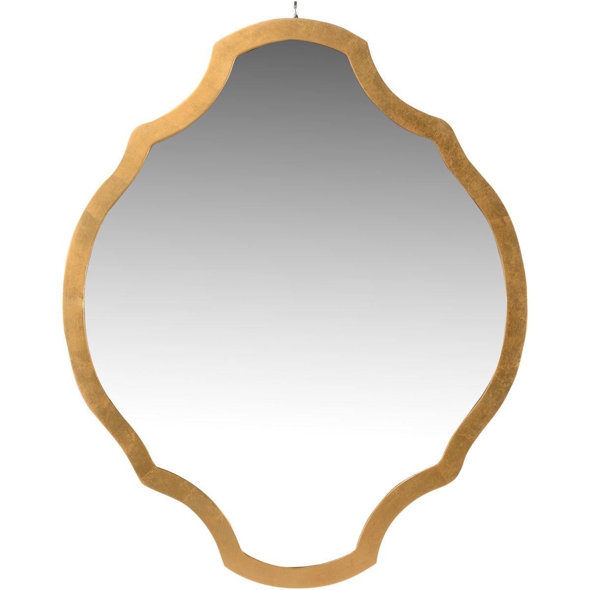 Jamie Merida 44 X 36 inch Antique Gold Leaf/Clear Wall Mirror