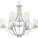 Lassiter 9 Light 32 inch Brushed Nickel Chandelier Ceiling Light