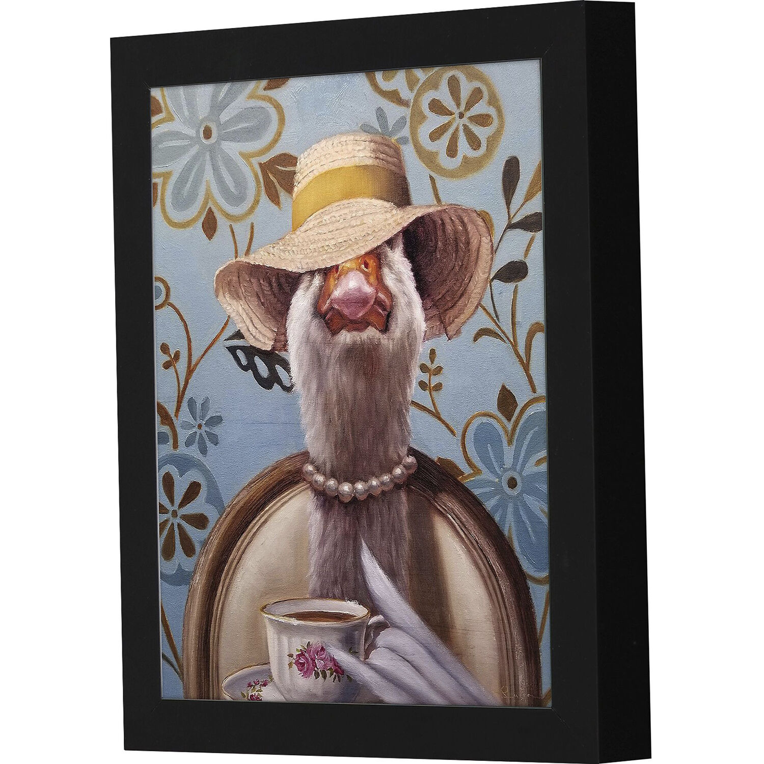 High Tea 11 X 9 inch Non-Glass Framed Art, Propac