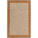 Nantes 132 X 96 inch Khaki, Burnt Orange, Camel, Dark Brown Rug