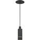 Mick De Giulio Sottile LED Nightshade Black Pendant Ceiling Light, Integrated LED