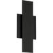 Jacks LED 15 inch Textured Black Exterior Wall Sconce