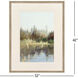 September Skies I Green and Blue and Brown Framed Art