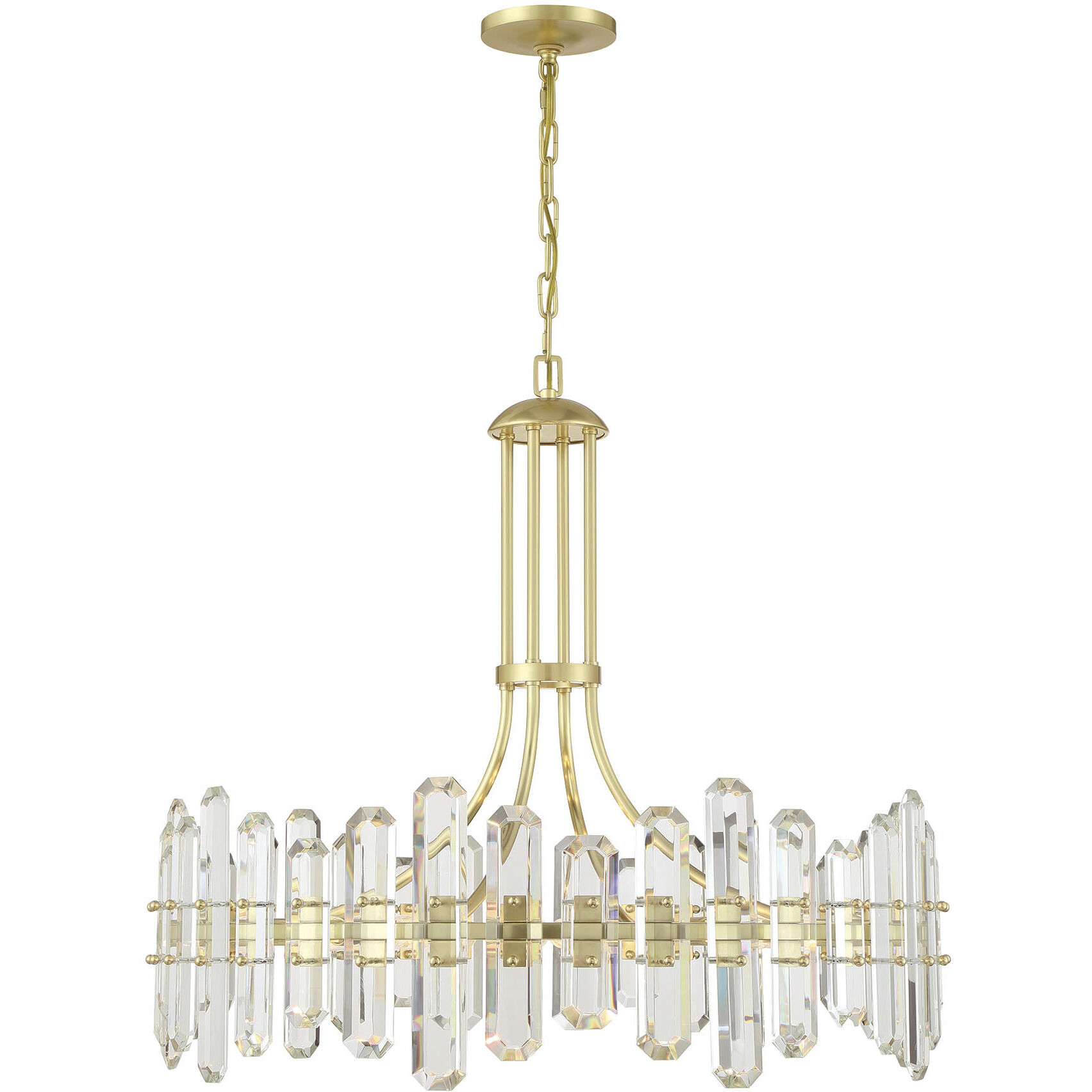 Bolton 12 Light 31 inch Aged Brass Chandelier Ceiling Light