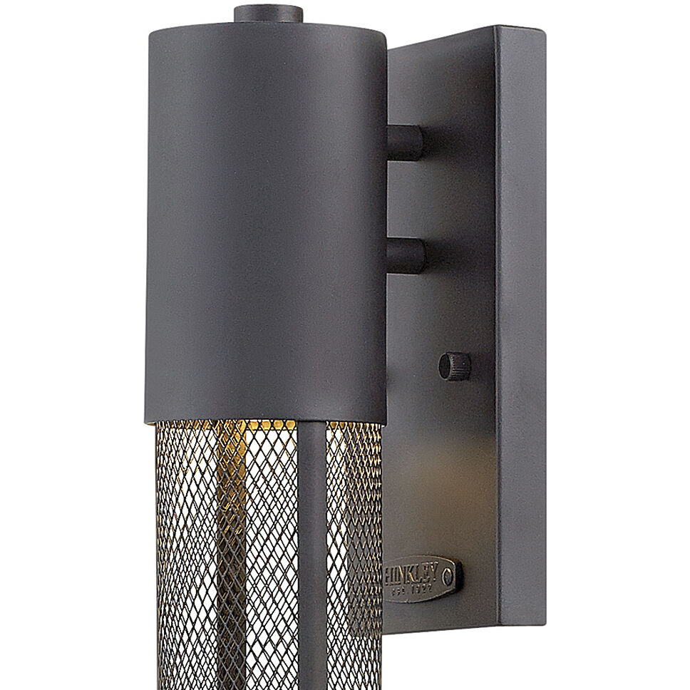 Aria LED 15 inch Black Outdoor Wall Mount Lantern
