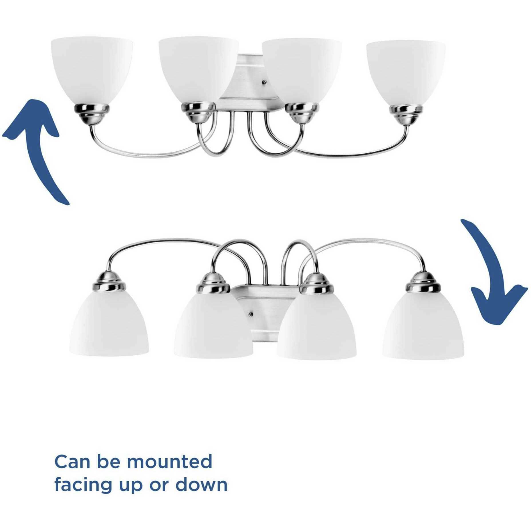 Armstrong 4 Light 29.88 inch Polished Chrome Bath Vanity Wall Light