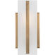 Dex 1 Light 4.75 inch Satin Brass Bath Vanity Wall Light