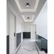 Courtney LED 12 inch Textured Black Convertible Pendant Ceiling Light