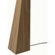 Obelisk 63 inch 9 watt Natural Ash Floor Lamp Portable Light