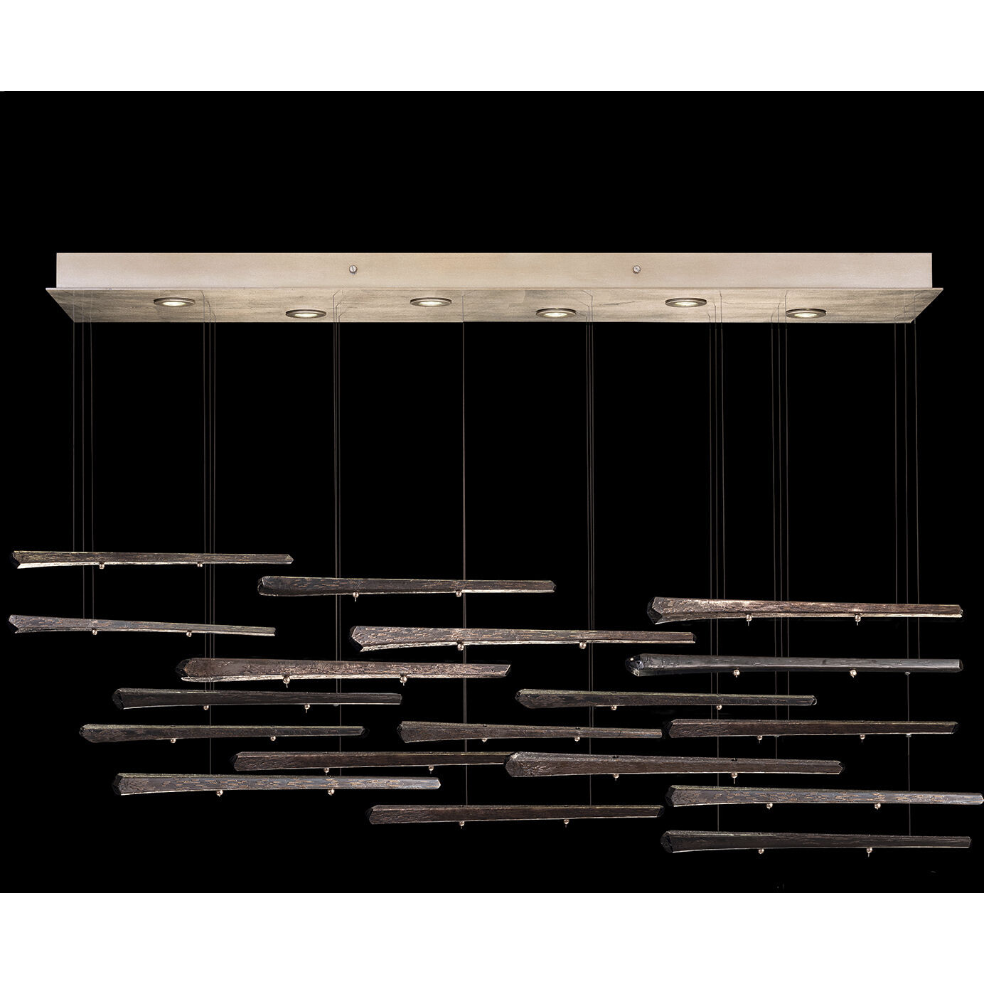 Elevate LED 59 inch Gold Pendant Ceiling Light