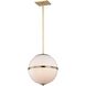 Truax 4 Light 16 inch Aged Brass Pendant Ceiling Light