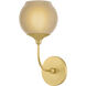 Daya 1 Light 6 inch Aged Brass Wall Sconce Wall Light