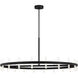 Sean Lavin Silas 48 inch Midnight Black Chandelier Ceiling Light