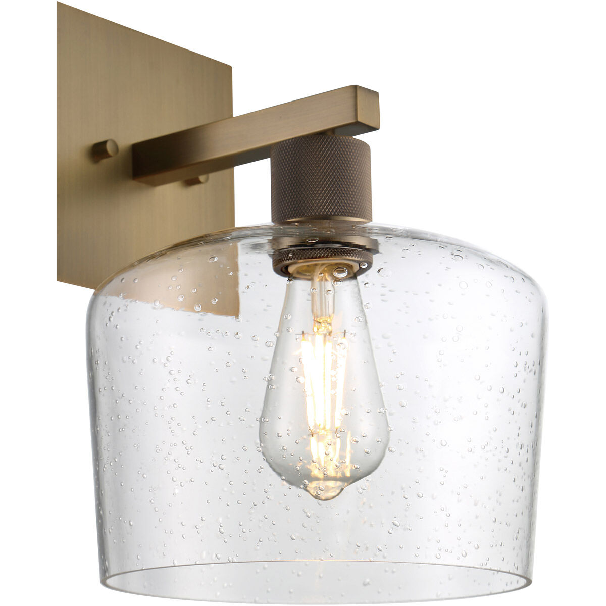 Port Nine LED 9 inch Antique Brushed Brass Wall Sconce Wall Light