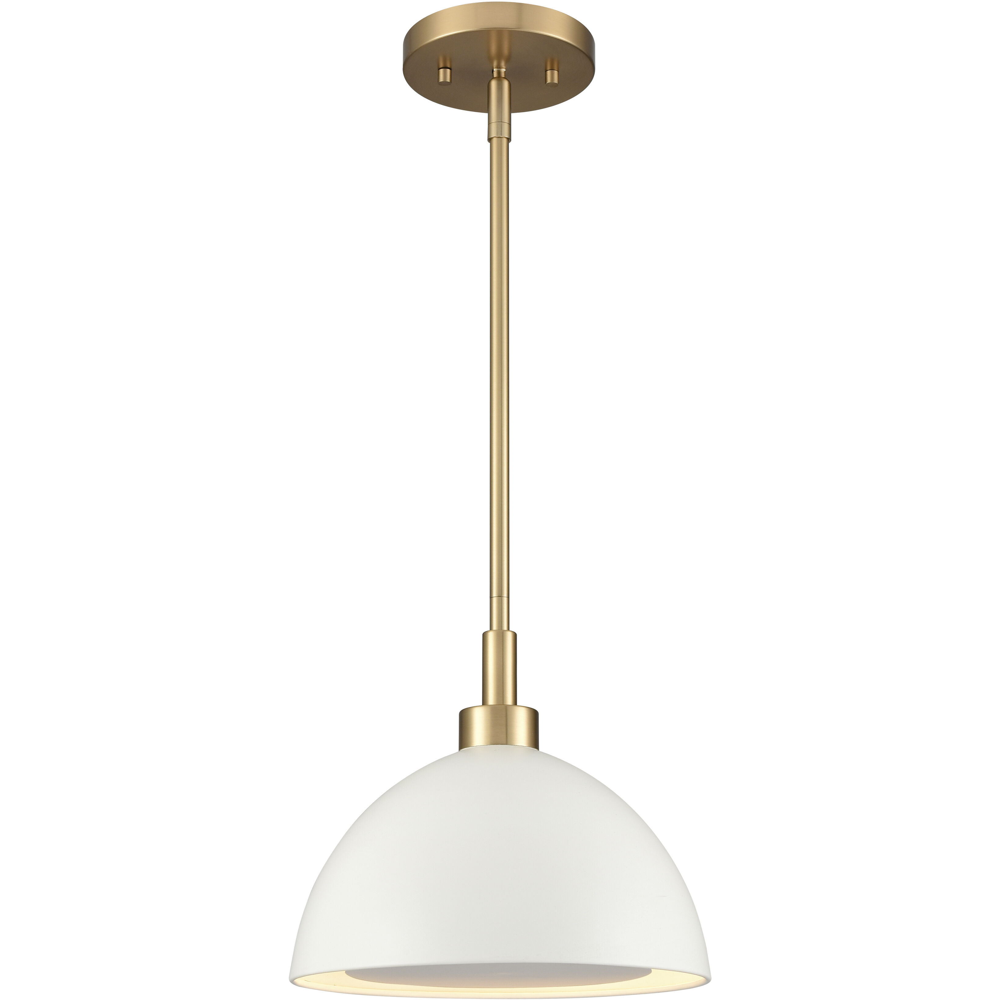 Pelham 2 Light 10 inch Satin Brass Pendant Ceiling Light