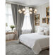 Equilibrium 8 Light 38.75 inch Antique Brass Chandelier Ceiling Light
