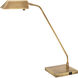 Newbury 21 inch 5 watt Antique Brass Table Lamp Portable Light, with USB Port