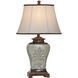 Magonia 28.5 inch 100 watt Cream and Off-White and Antique Gold Table Lamp Portable Light in Antique White with Gold