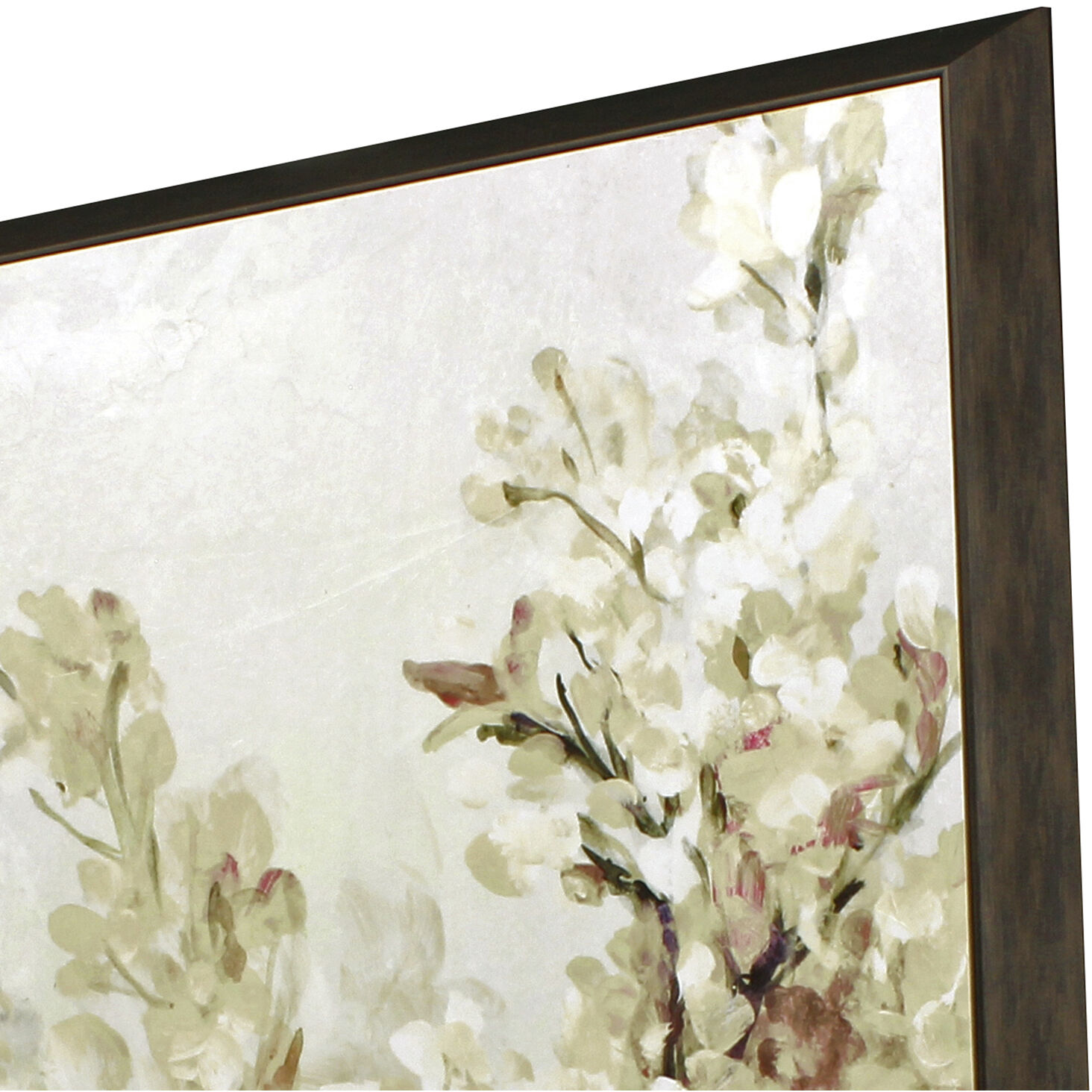 Fragile Beauty Pink and Beige and White Framed Art