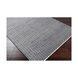 Modena 120 X 96 inch Light Gray/Charcoal/Cream Handmade Rug in 8 x 10, Rectangle