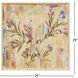 Ruby I Purple and Beige and Green and Rust Framed Art