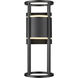 Luca LED 18 inch Black Outdoor Wall Light