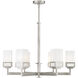 Harding 6 Light 29 inch Brushed Nickel Chandelier Ceiling Light