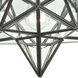 Moravian Star 1 Light 9 inch Oil Rubbed Bronze Mini Pendant Ceiling Light