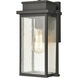 Braddock 1 Light 13 inch Architectural Bronze Outdoor Wall Sconce