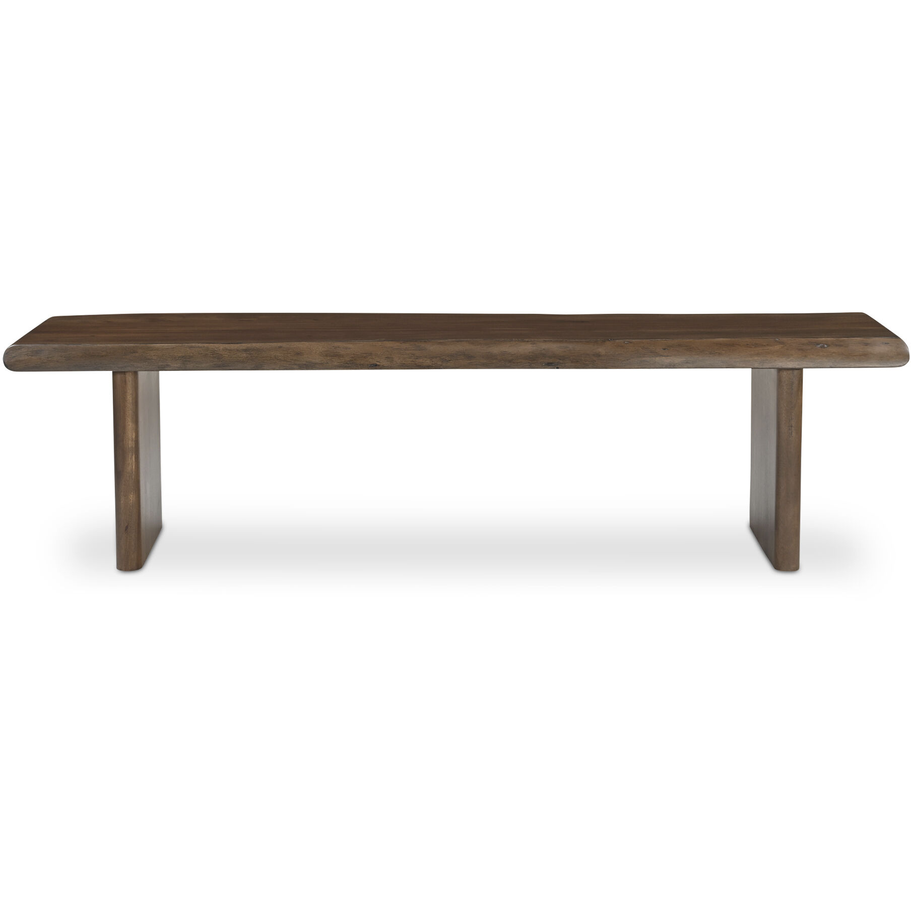 Lila Brown Dining Bench, Small