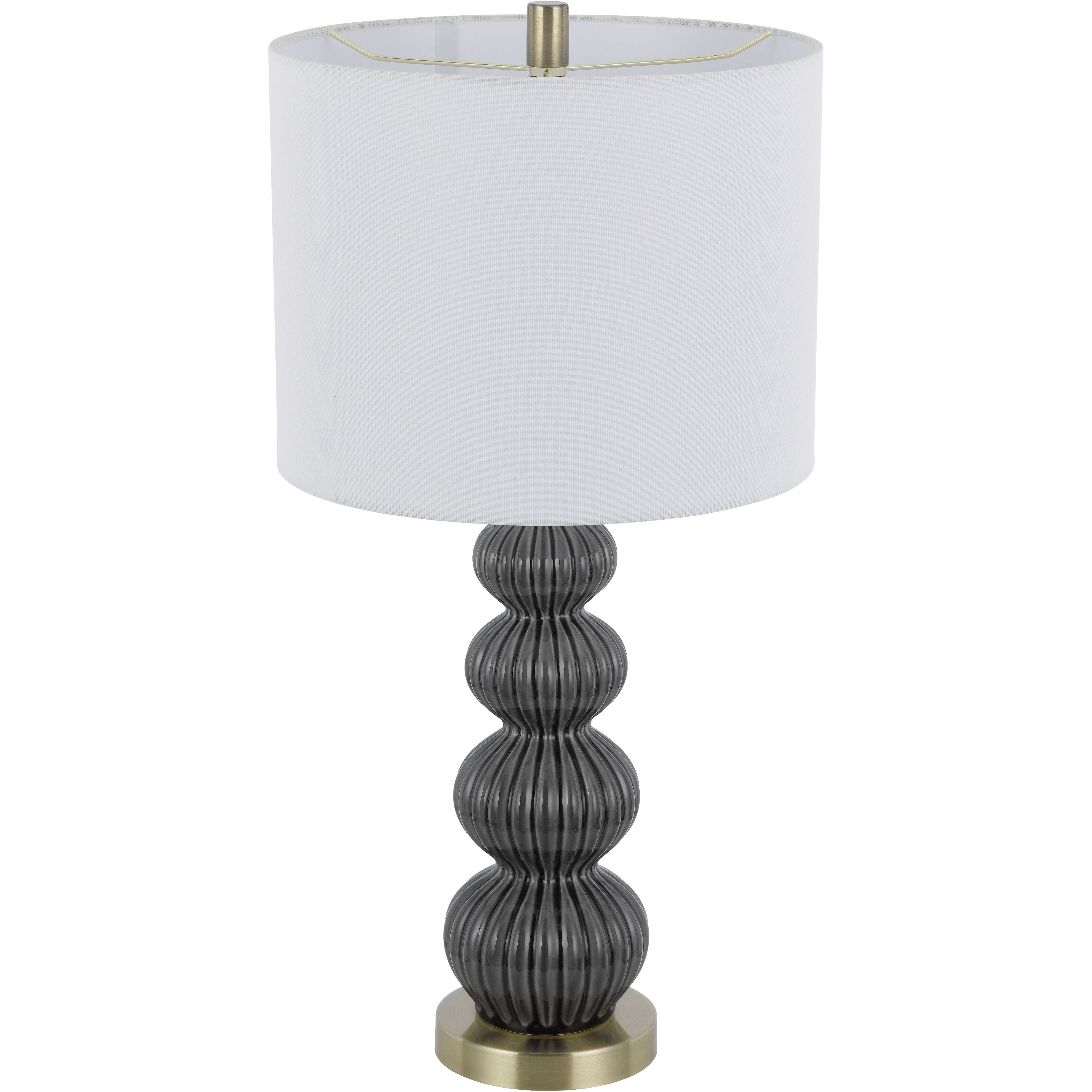 Carlisle 26 inch 100.00 watt Dark Grey Table Lamp Set Portable Light