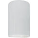 Ambiance 1 Light 9.5 inch Gloss White Outdoor Wall Sconce in Incandescent, Gloss White/Gloss White