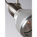 Sean Lavin Aero 1 Light Satin Nickel Low-Voltage Track Head Ceiling Light