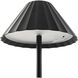 Giada 12.6 inch 3.50 watt Matte Black Table Lamp Portable Light