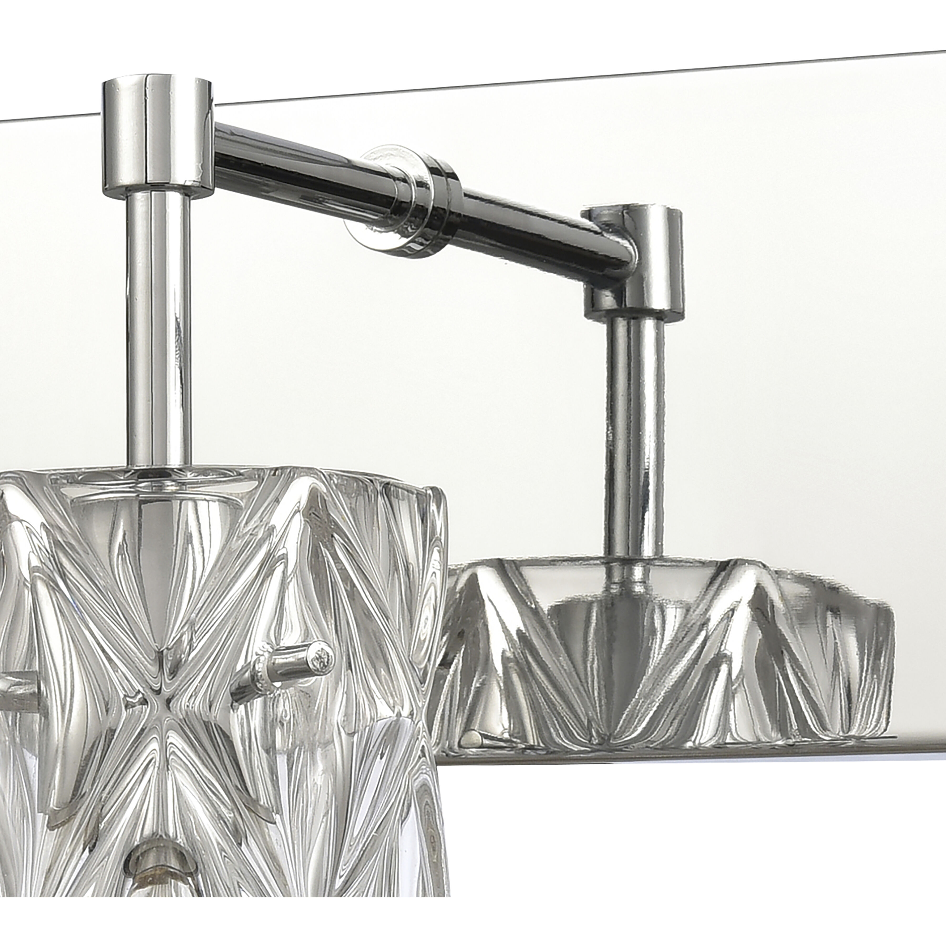 Forma de Crystal 3 Light 23 inch Polished Chrome Vanity Light Wall Light