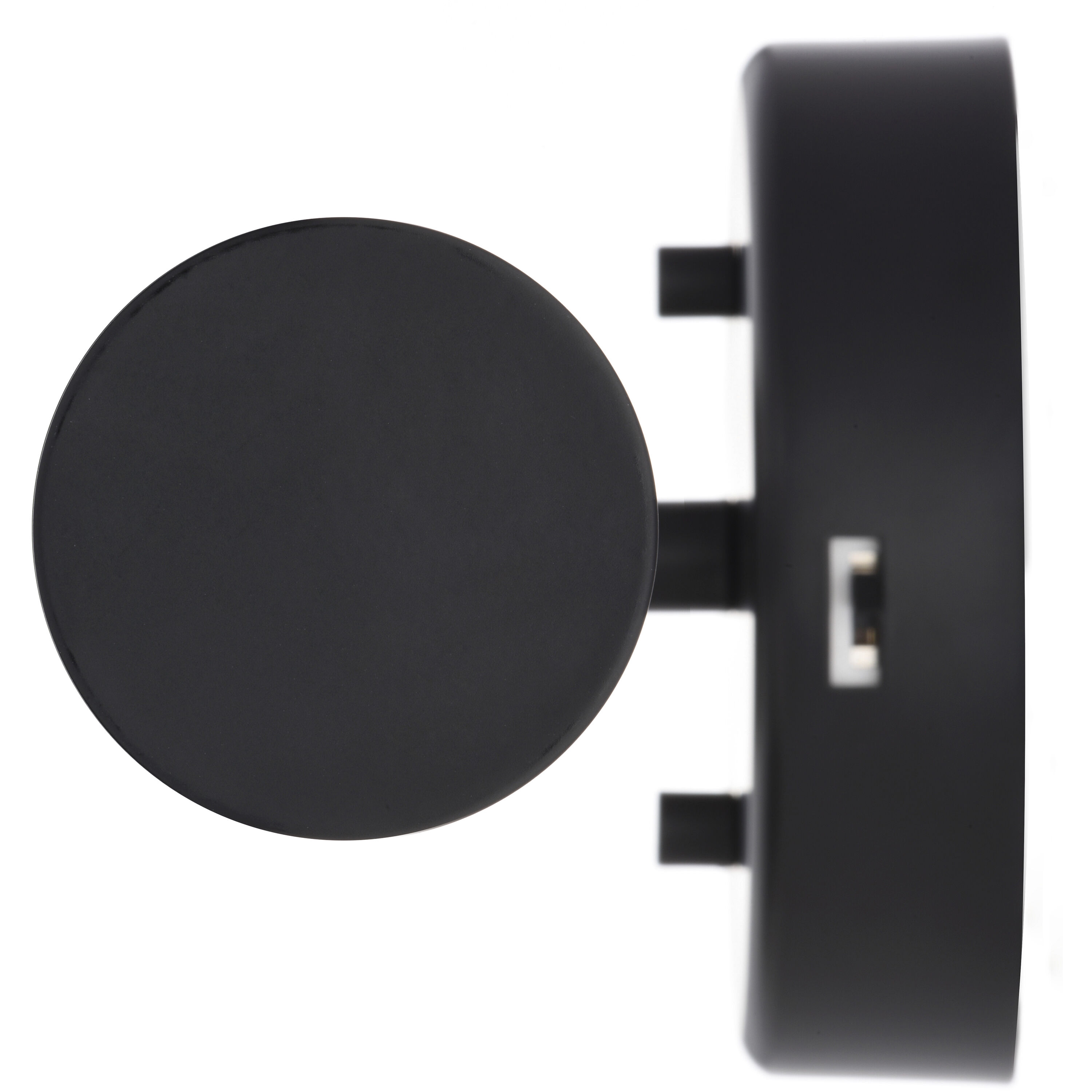 Division 1 Light 24 inch Matte Black Bathroom Light Wall Light