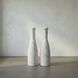 Moris 13 X 3.5 inch Decorative Candle Holder in White, Set of 2