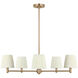 Vilera LED 33.25 inch Satin Brass Chandelier Ceiling Light