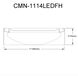 Carmen LED 11 inch Polished Chrome Flush Mount Ceiling Light