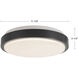 Yanis 11.88 inch Brushed Nickel Flush Mount Ceiling Light