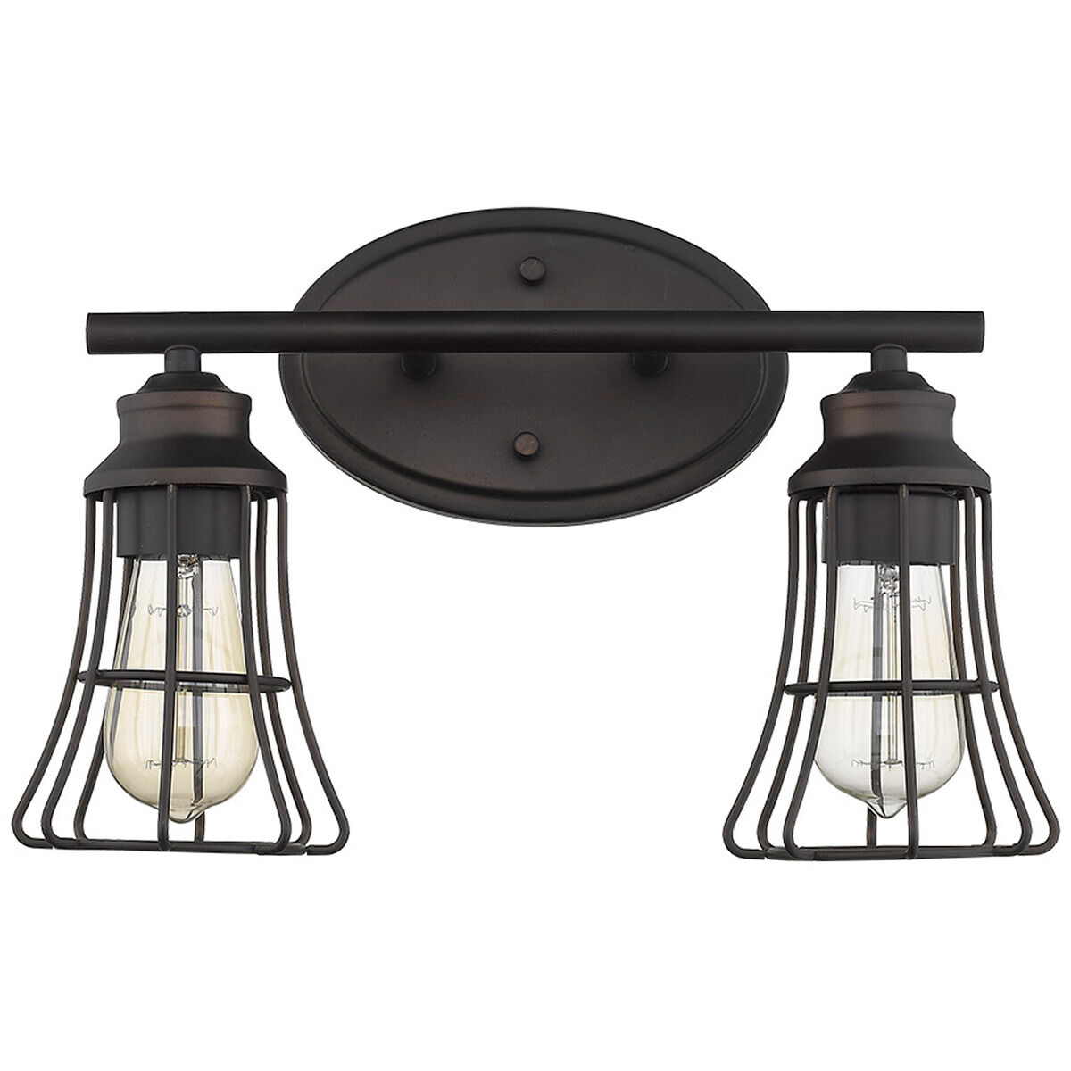 Piers 2 Light 16 inch Oil-Rubbed Bronze Vanity Light Wall Light