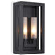 Montecito 2 Light 18 inch Black Outdoor Wall Sconce, Double Arm