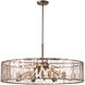 Vernon 18 Light 39 inch Antique Silver Leaf Pendant Ceiling Light