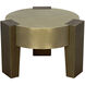 Carrusel 27.5 X 27.5 inch Antique Brass and Aged Brass Coffee Table