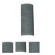 Torre 14 1 Light 6 inch Satin Nickel ADA Wall Sconce Wall Light in Incandescent, Titan Glass
