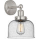 Bell 1 Light 6.5 inch Brushed Satin Nickel Sconce Wall Light